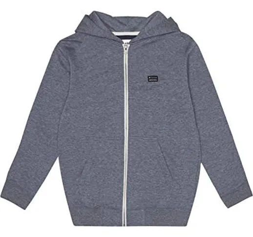 BILLABONG Zip Hoodie all Day Zip HDY Boy Navy 14 - Felpa con Cappuccio