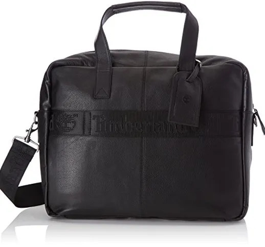 Timberland Tb0m5674, Borsa per PC Portatile Uomo, Nero (Black), 14x34x42 cm (W x H x L)