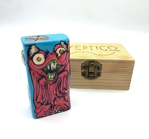 Vertigo Mods - Free Ink Box mod per sigaretta elettronica in legno stabilizzato con circui...