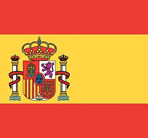 KiipFlag - Bandiera della Spagna - colori vivaci e resistenti allo scolorimento UV - in te...