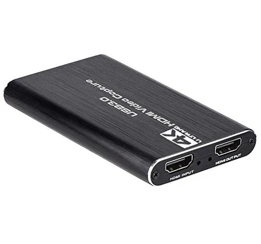 4K HDMI Game Capture Card USB3.0 1080P, affidabile Scheda di acquisizione Portatile, per t...