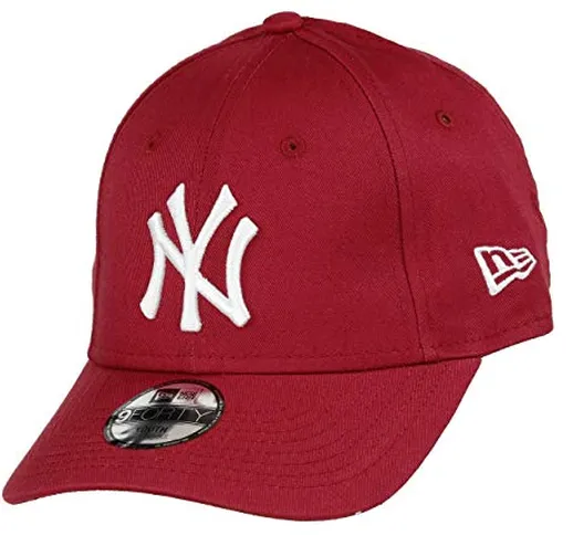 New Era York Yankees 9forty Adjustable Kids cap League Essential Cardinal/White - Youth
