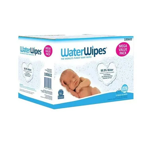 WaterWipes Mega Value Box 720 Salviette per bambini, 6 kg