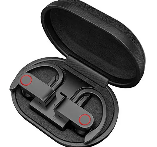 Cuffie Bluetooth Sport, iAmotus Auricolari Bluetooth 5.0 Senza Fili in Ear IPX6 Wireless A...
