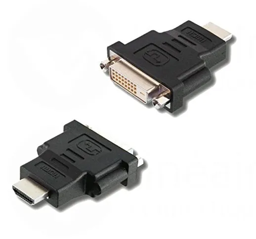 Lineaire adhd110 Adattatore HDMI Maschio/DVI Femmina Nero