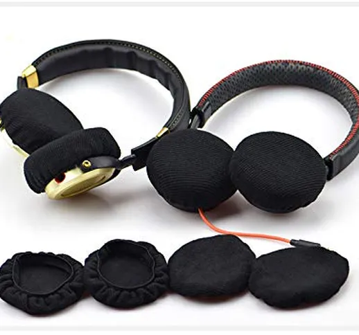 Rhinenet - Protezioni per auricolari elastiche e lavabili Adatto 6-11 cm On-Ear Headset Cu...