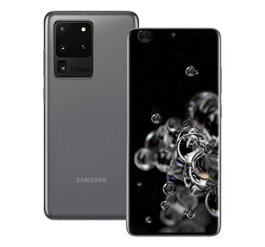 Samsung Galaxy S20 Ultra Smartphone 5G, 128GB/12GB RAM, Grigio