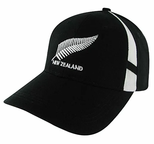 Cappello da baseball regolabile con scritta "New Zealand" (lingua italiana non garantita)