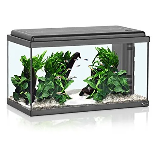 Acquario aqua led 60 60x30x30h 54 litri con led riscaldatore e filtro biologico