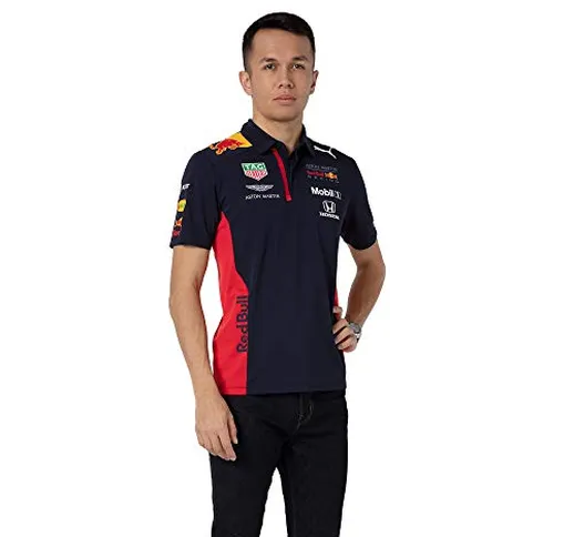 Red Bull Racing Official Teamline Polo Maglietta, Uomini X-Large - Abbigliamento Ufficiale