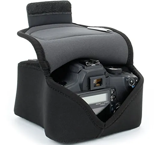 USA GEAR Custodia per Fotocamera Digitale DSLR - Custodia per Fotocamera SLR con Protezion...