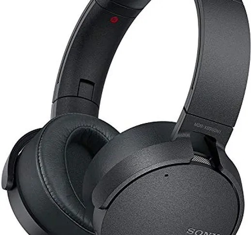 Sony MDR-XB950N1B Cuffie Wireless con Noise-Cancelling, Bluetooth e NFC, Microfono, Extra...