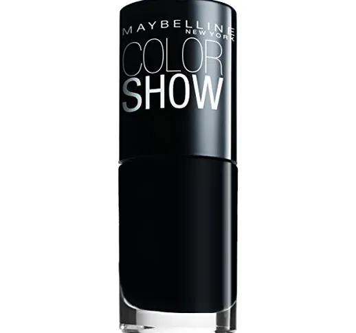 Maybelline New York Color Show Smalto Asciugatura Rapida, 677 Blackout