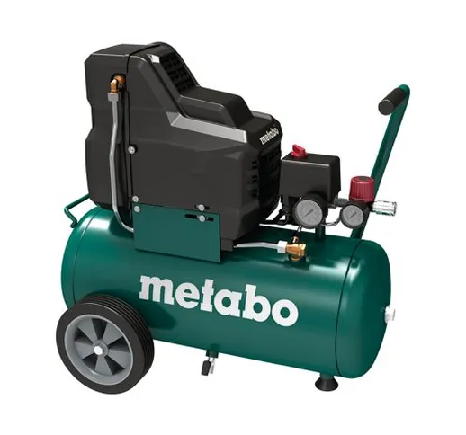 Metabo Basic 250-24 W OF Compressore per corrente alternata monofase, 1,5kW, 8 bar, 24l, V...