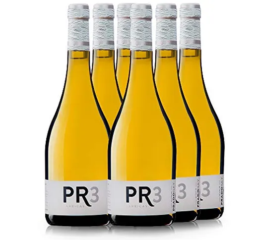 PRADOREY PR3 - Vino bianco - Vino spagnolo - Verdejo - 9 mesi di maturazione- 6 bottiglie...