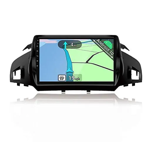 YUNTX Android 10 Autoradio compatibile con Ford Kuga (2013-2017) - GPS 2 Din - 2GB+32GB -...