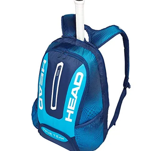 Head Tour Team Backpack, Borsa per Racchetta Unisex Adulto, Navy/Blue, One Size