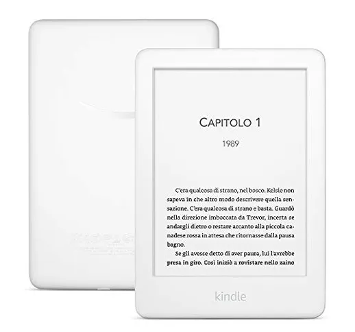 Kindle, Ricondizionato Certificato, Bianco - con luce frontale integrata