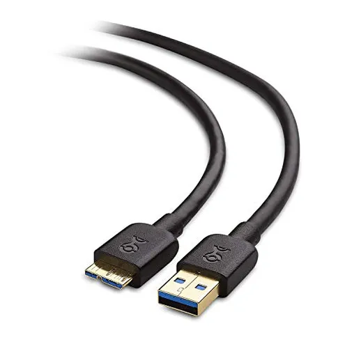 Cable Matters Cavo Micro USB 3.0 (Cavo USB a Micro B USB) Colore Nero 1m