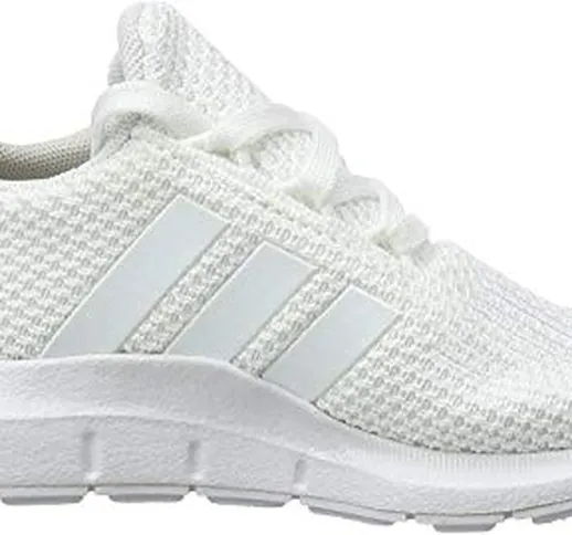 adidas Swift Run C, Scarpe da Ginnastica Unisex-Bambini, Ftwr White/Ftwr White/Ftwr White,...