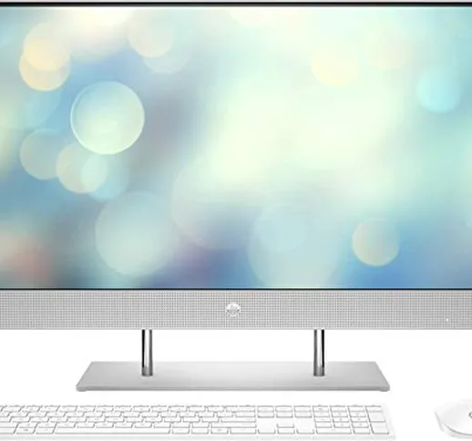 HP All-in-One 27-dp0067ns - Computer da tavolo da 27" FullHD (AMD Ryzen 5 4500U, 16 GB di...