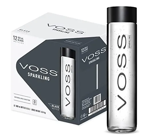 ACQUA VOSS FRIZZANTE 0.80 lt. vetro a perdere - Scatole da 12 bottiglie