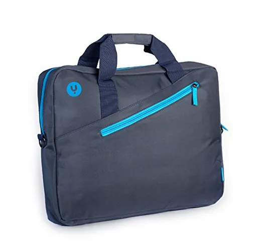 MONRAY NGS GINGER BLUE - Valigietta per Ordinatore Portatile Laptop fino a 15,6'', Borsa p...