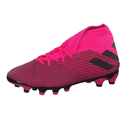 adidas Nemeziz 19.3 MG, Scarpe da Calcio Unisex-Adulto, Multicolore (Shock Pink/Core Black...