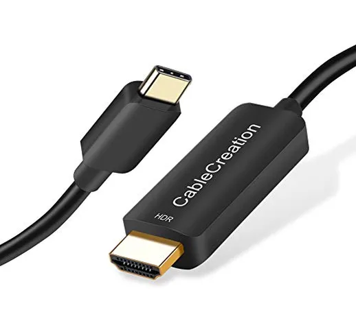 CableCreation USB c a hdmi 4k 6ft HDR supportati Cavo Adattatore, Compatibile con MacBook...