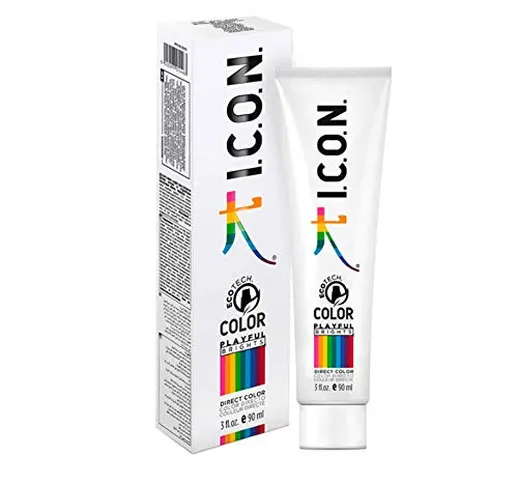 I.C.O.N. Playful Brights Colorazione Permanente, Unisex, Canary Yellow - 90 ml