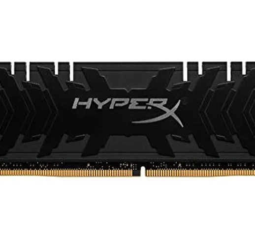 HyperX Predator HX436C17PB3K4/64 Memoria DDR4 3600 MHz CL17 DIMM 64 GB Kit (4x16 GB), Nero