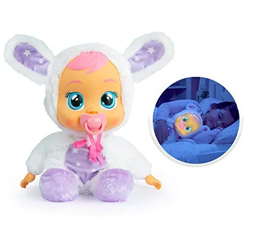 CRY BABIES Good Night Coney | Bambola morbida interattiva piagnucolosa con Luce Notturna e...