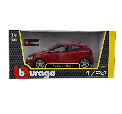 Mac Due Bburago 18-21059 - VW Polo GTI Mark 5 Star 1:24, Colori assortiti