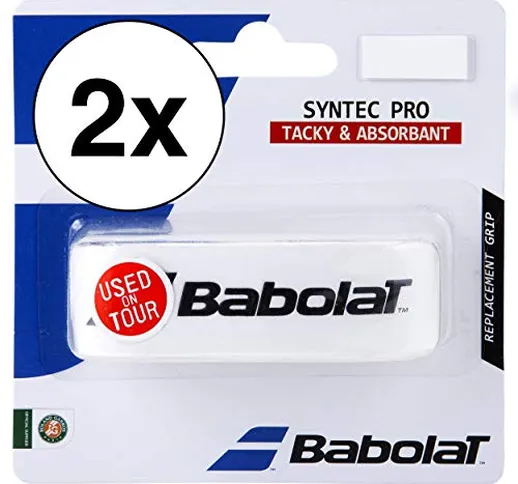 Babolat 2 Confezioni Grip Syntec PRO Bianco