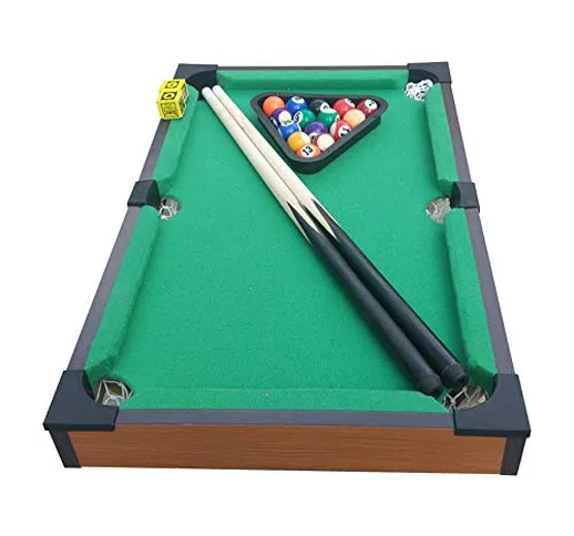 Pieghevole Biliardo Snooker For Adulti Bambini Desktop Miniature Pool Table Set tavolo da...