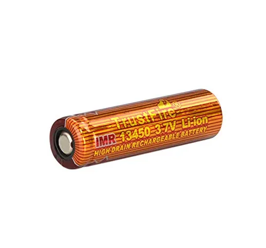 TrustFire IMR 13450 - Batteria agli ioni di litio, 550 mAh, 5A High Drain 1 x 14350