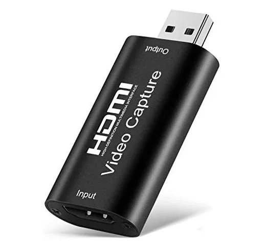 Scheda di Acquisizione Video da HDMI a USB 2.0 Grabber 4K 1080p per DSLR/Videocamera/Actio...