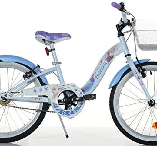 Bicicletta Misura 20 Frozen Dino Bikes per Bambina Art. 204 R-FZ3 Modello Nuovo