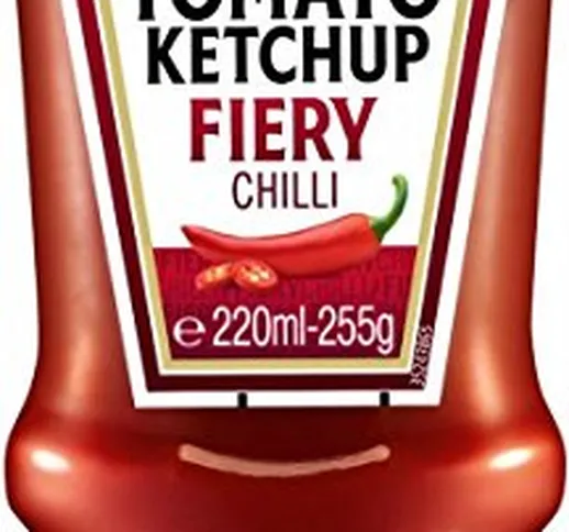 Heinz Ketchup Con Peperoncino Ardente (255g) (Confezione da 6)