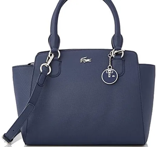 Lacoste Daily Classic - Borse a spalla Donna, Blu (Peacoat), 13.5x22x28 cm (W x H L)