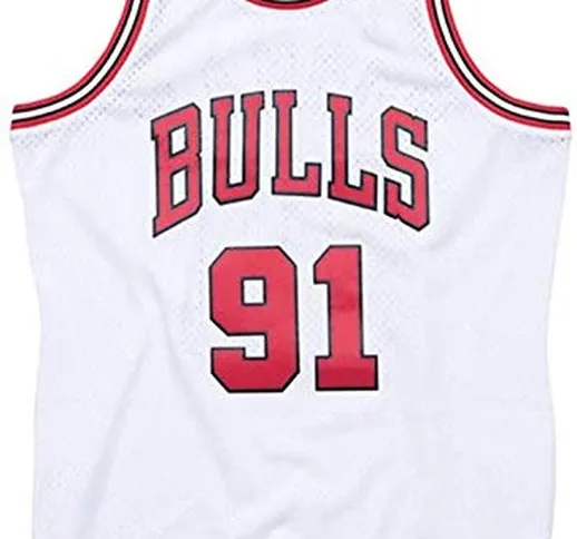 JAG Dennis Rodman 91# Basketball Jersey New Season Uniform, Abito Chicago Bulls NBA, Senza...