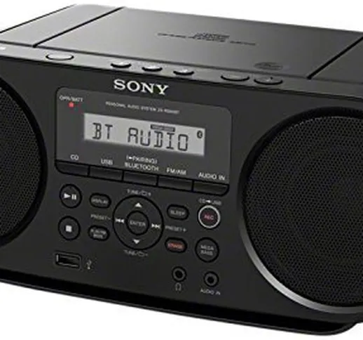 Sony - Sintonizzatore digitale Bluetooth AM/FM Radio Cd Player Mega Bass Reflex Stereo Sou...