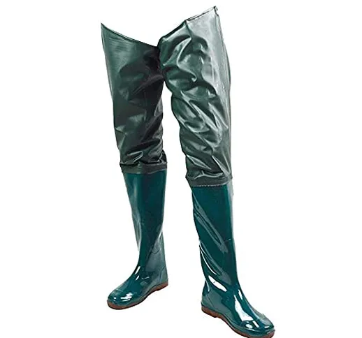 Gli Uomini di Pesca Waders Pantaloni con Gli Stivali, Super High 80cm Waders Pantaloni, Le...