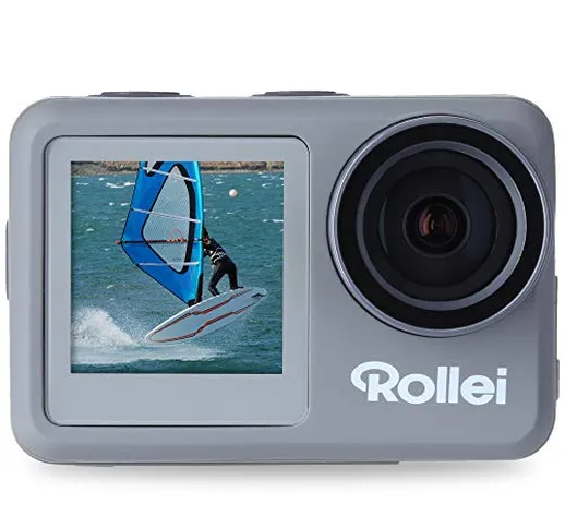 Rollei Actioncam - Action Cam WiFi con risoluzione video 4K, impermeabile, con molti acces...