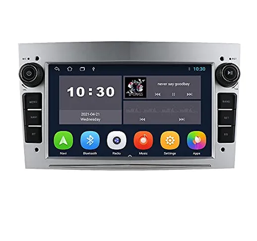 Android Autoradio Bluetooth per Opel Astra H Corsa C Zafira Corsa D Meriva Vivaro GPS Navi...