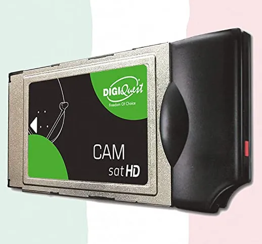 CAM tivù satellitare SmartCam Modulo – modulo HD CI+ WiFi con tasto WPS per la ricezione d...