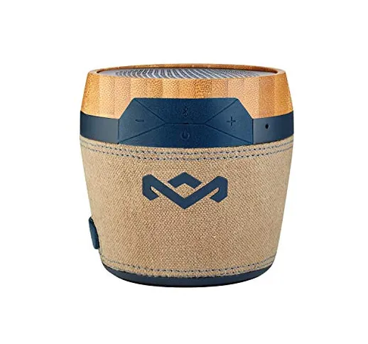 House of Marley Chant Mini Cassa Altoparlante Portatile Bluetooth Wireless, Design Resiste...