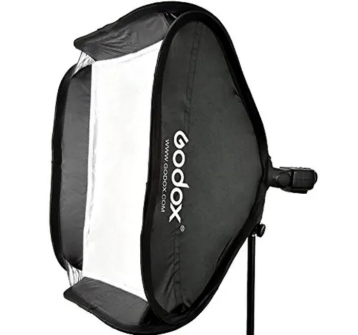 Godox 40 x 40 cm 70 x 70 cm Softbox diffusore con S-Type staffa Bowens supporto per Speedl...