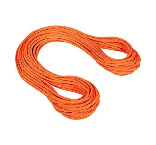 Mammut Corda Semplice 9.8 Crag, Corde Unisex-Adulto, Dry Standard, Safety Orange/BO (Multi...