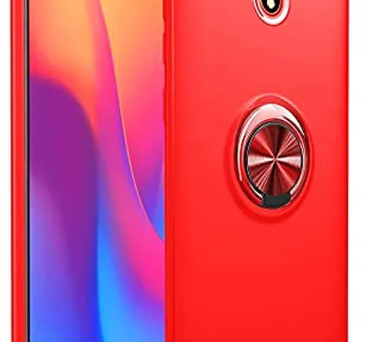 Lapinette Cover Compatibile con Xiaomi Redmi 8A Anello Supporto - Cover Redmi 8A Morbida A...